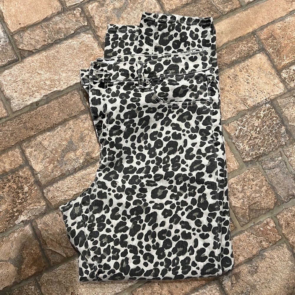 Leopard print Loft jeans - Picture 5 of 5